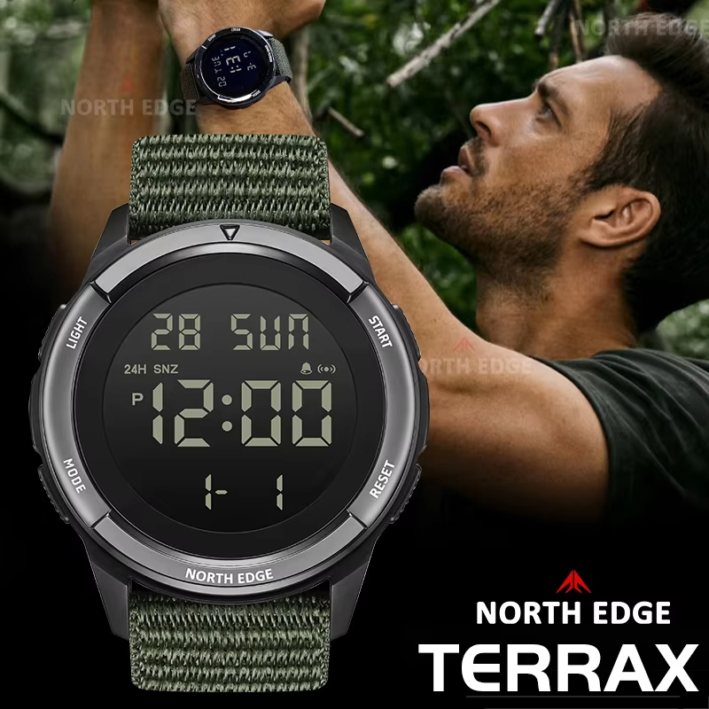 Altimeter Compass Watch - NORTH EDGE 2025 TERRAX мужские цифровые