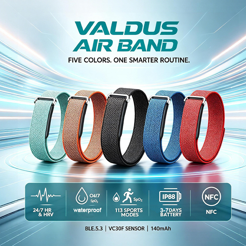 Smartwatch Square Watches For Men - Умный браслет VALDUS Air Band для