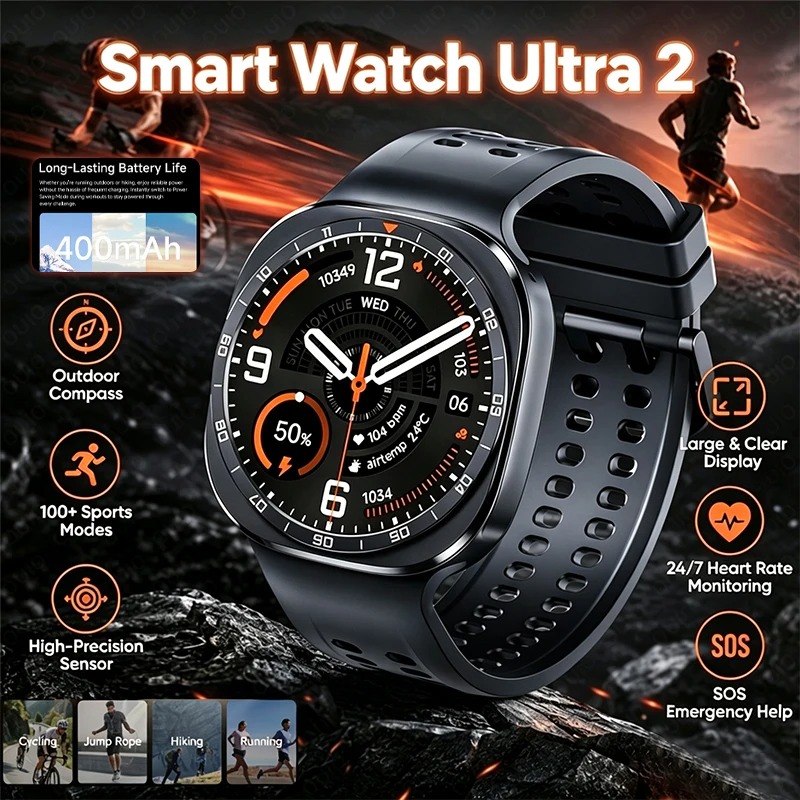 Smartwatch Square Watches For Men - Новые умные часы Ultra 2 для