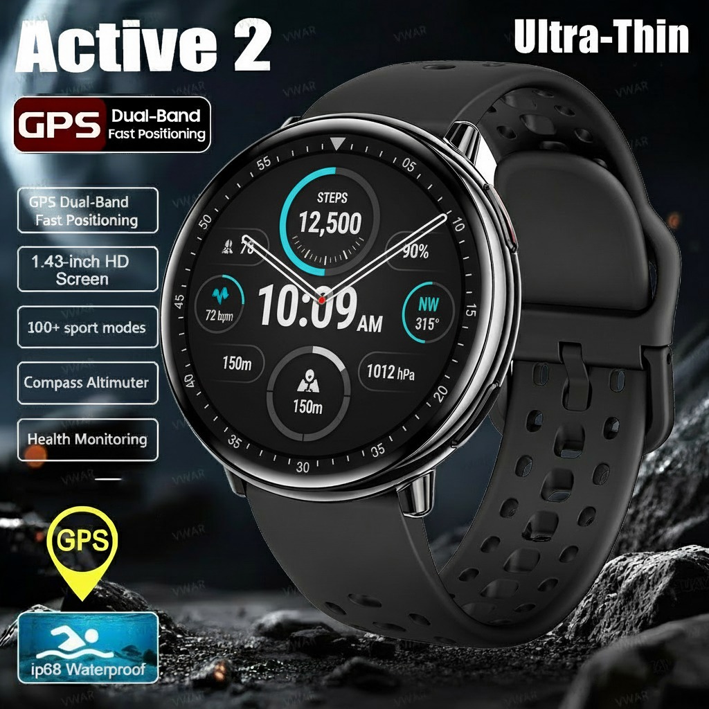 Smartwatch Samsung Watches For Women - 2025Новые умные часы Active 2 со