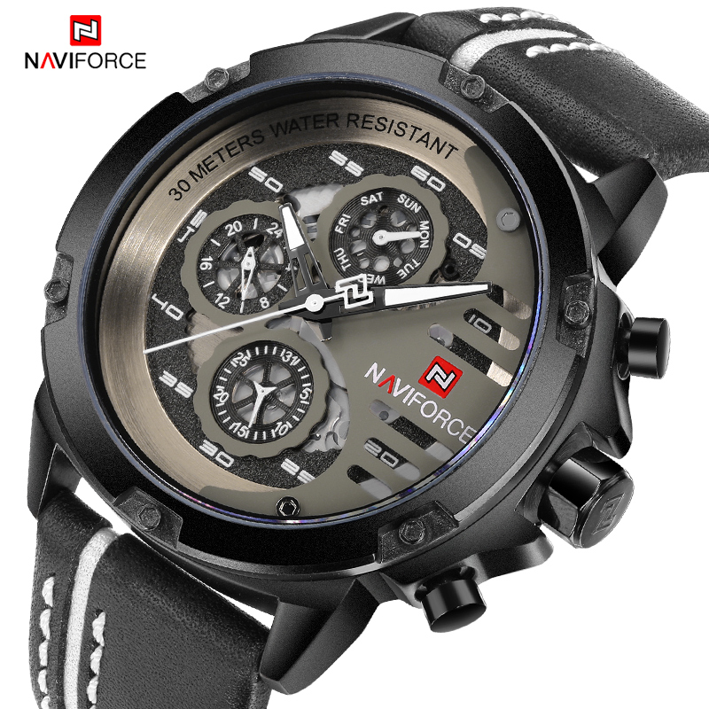 NAVIFORCE Новые мужские спорти – обзор и цена Smartwatch Military Watches For Men