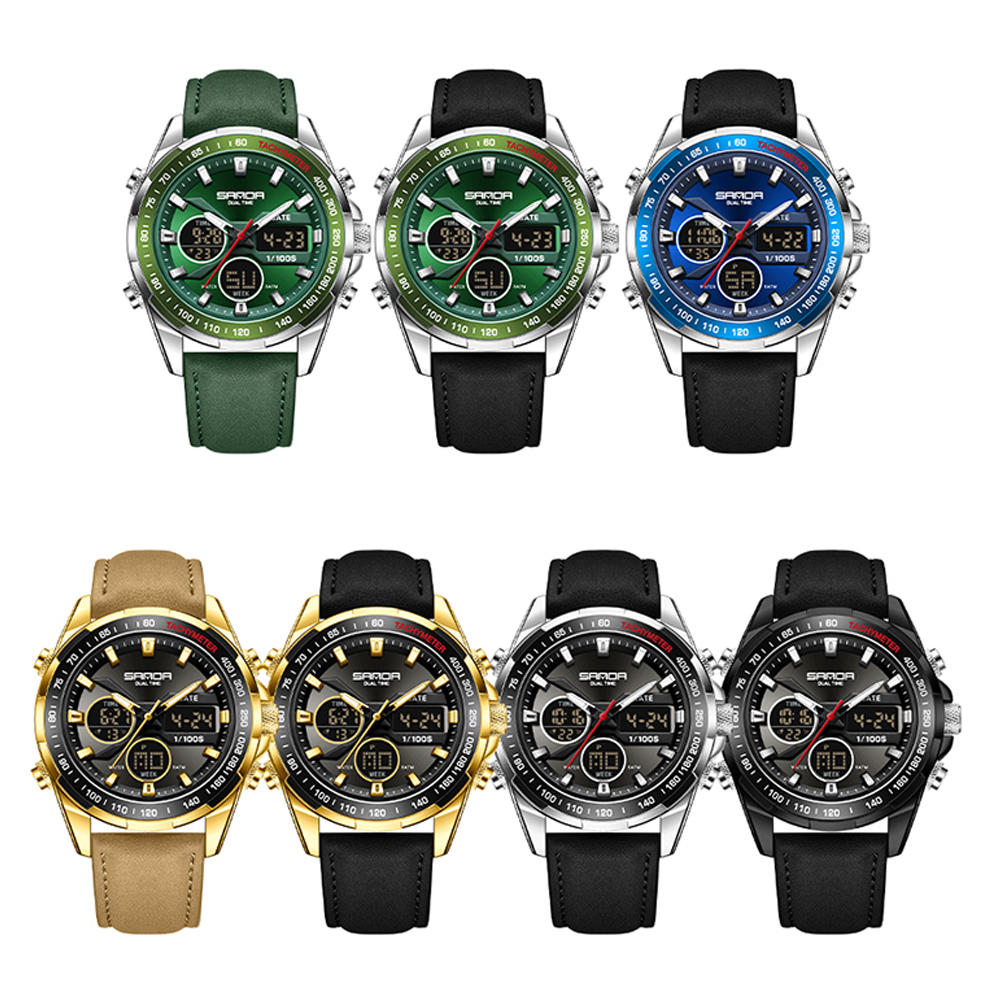 SANDA Роскошные мужские часы с – обзор и цена Smartwatch Military Watches For Men