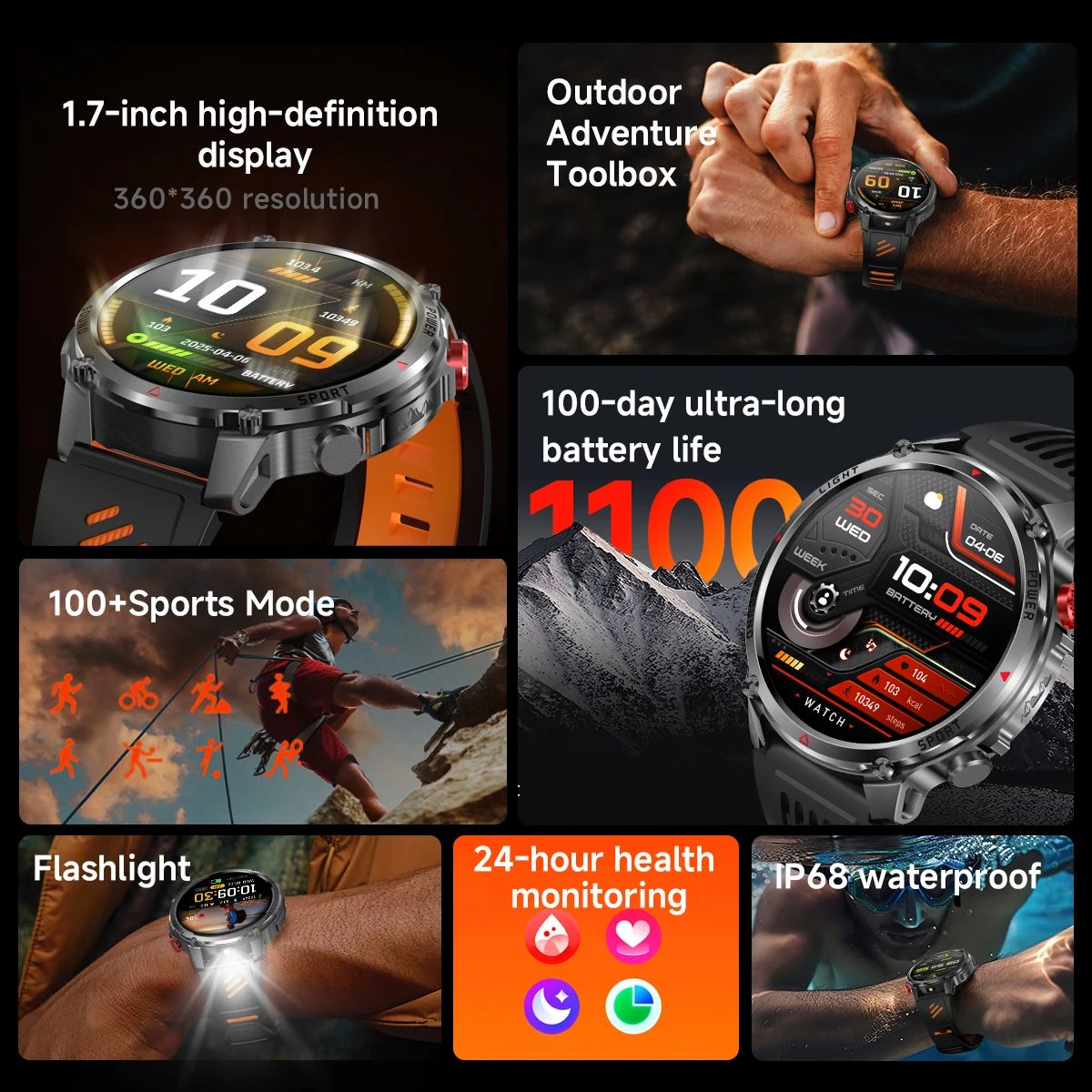 Новые умные часы T-Rex3 Pro с  – обзор и цена Heart Rate Gps Watch