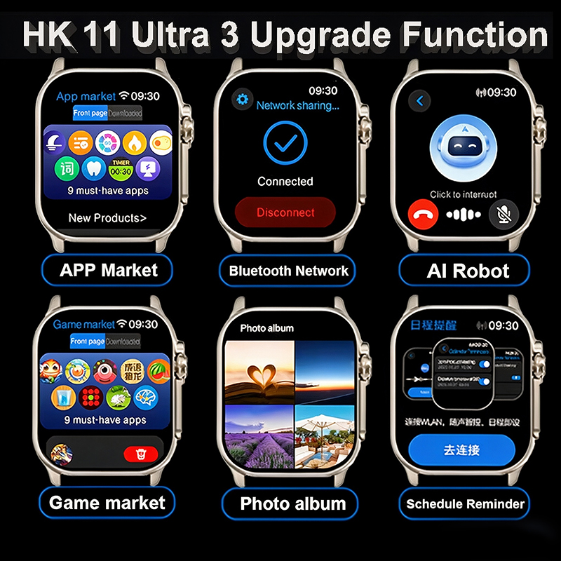 Новые часы HK10 Upgrade HK11 U – обзор и цена Heart Rate Gps Watch