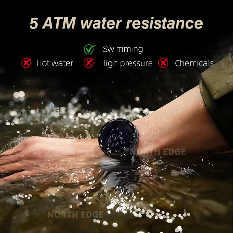 NORTH EDGE 2025 TERRAX мужские – обзор и цена Altimeter Compass Watch
