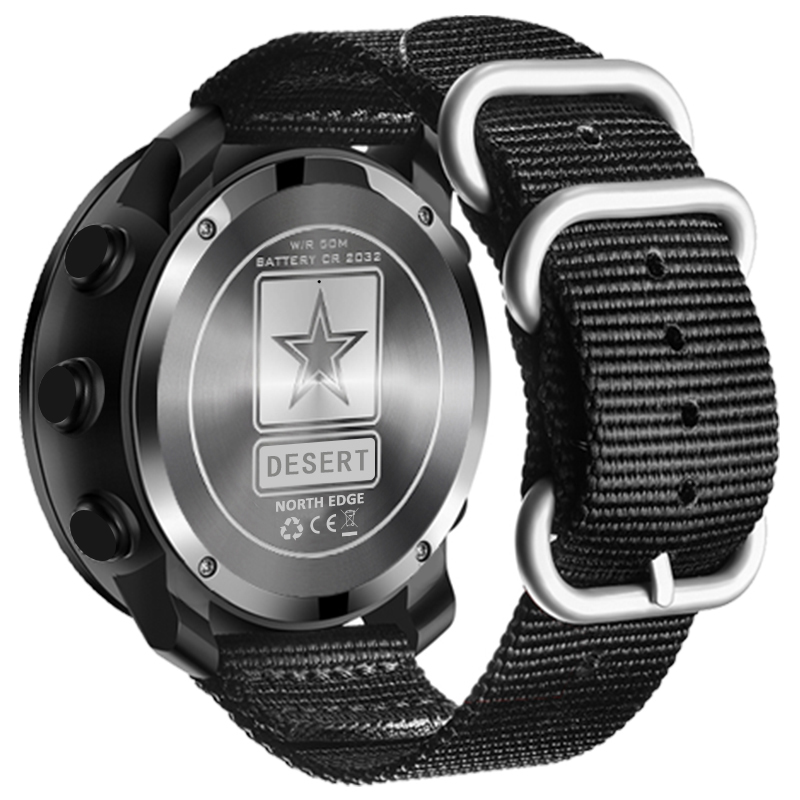 NORTH EDGE DESERT Мужские цифр – обзор и цена Altimeter Compass Watch