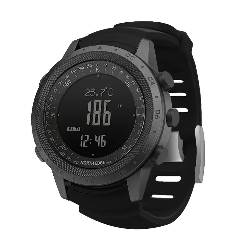 Мужские цифровые часы NORTH ED – обзор и цена Altimeter Compass Watch
