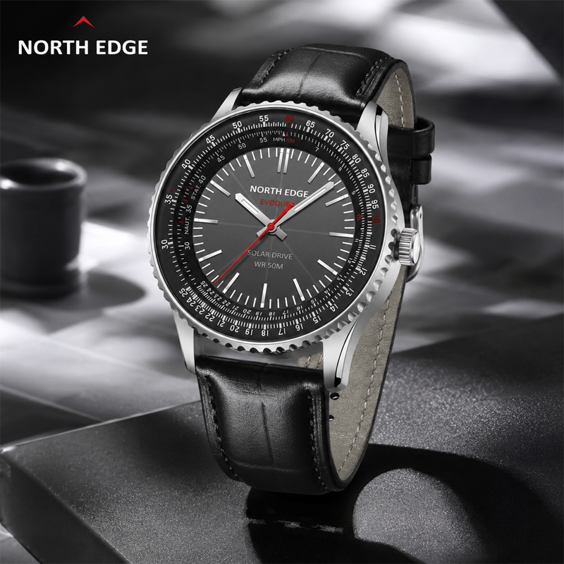 NORTH EDGE EVOQUE 3 – мужские  – обзор и цена Solar Powered Watch