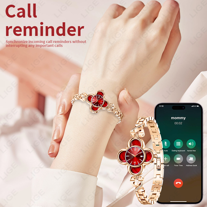 LIGE кварцевые умные часы с ис – обзор и цена Smartwatch Digital Watches For Women