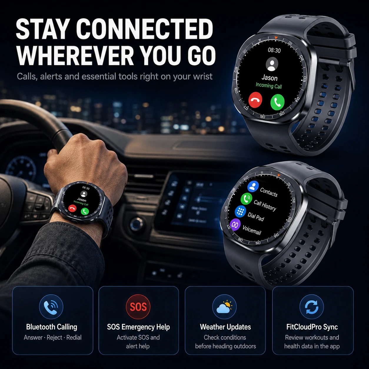 Новые умные часы Ultra 2 для м – обзор и цена Smartwatch Square Watches For Men