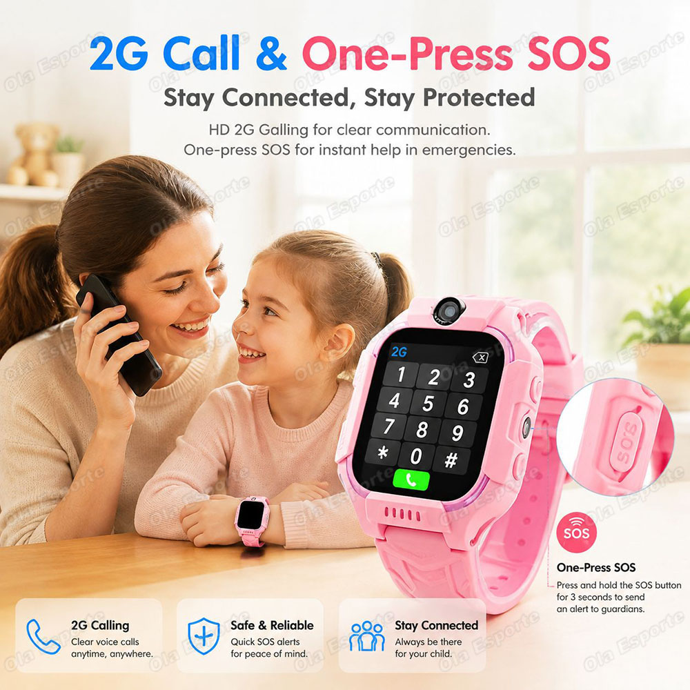 2027 Новые детские умные часы  – обзор и цена Smartwatch Watches Gift For Girls