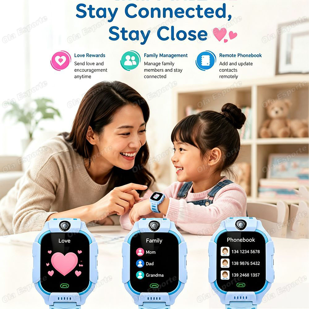 2027 Новые детские умные часы  – обзор и цена Smartwatch Watches Gift For Girls