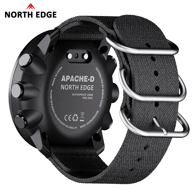 Мужские цифровые часы NORTH ED – обзор и цена Altimeter Compass Watch