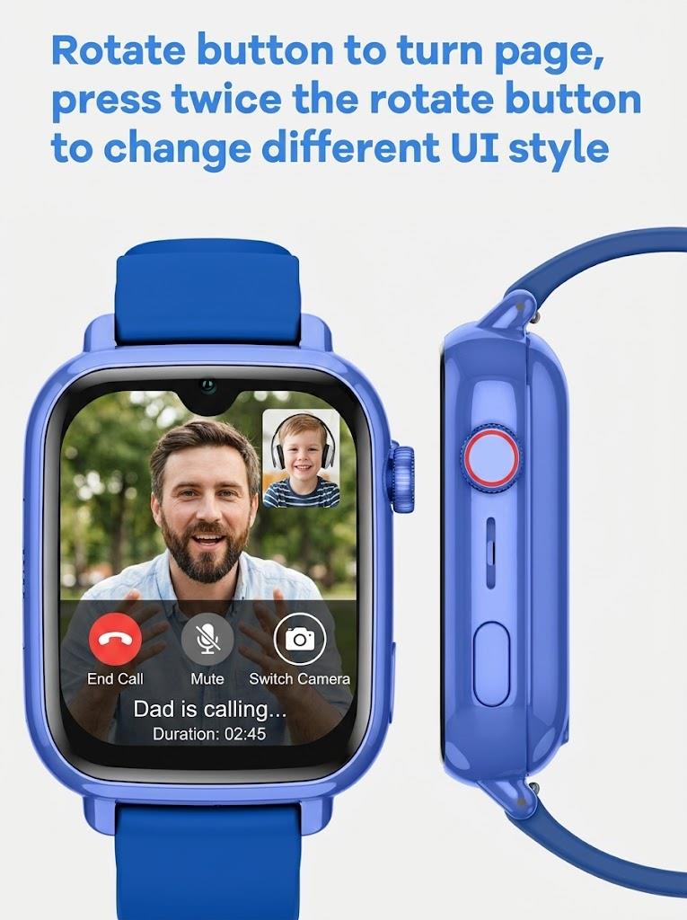 Детские смарт-часы 4G с GPS, W – обзор и цена Kids Watches Not Smartwatch